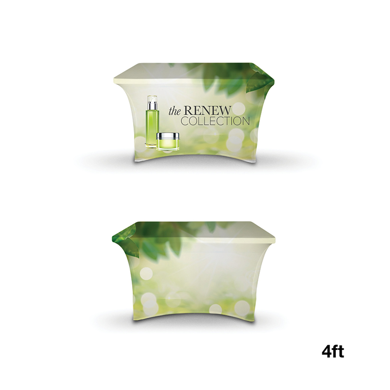 Picture of DisplaySplash 4' RPET Stretch Table Cover