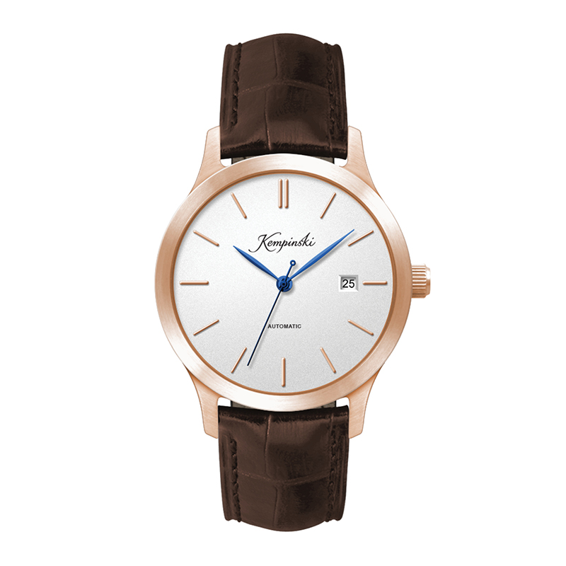 Picture of Wc2224 40mm Steel Rose Gold Case, 3 Hand "Automatic" Mvmt, Dte Display, White Dial, See Through Back