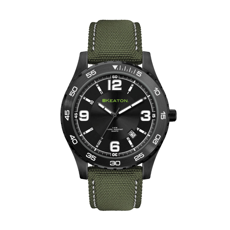 Picture of 42mm, Black Metal Case, 3-Hand Mvt, Dte