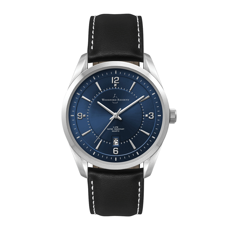 Picture of Wc5116 42mm Metal Silver Case, 3 Hand Mvmt, Blue Dial, Dte Display, Leather Strap, Flatm Mineral Cry