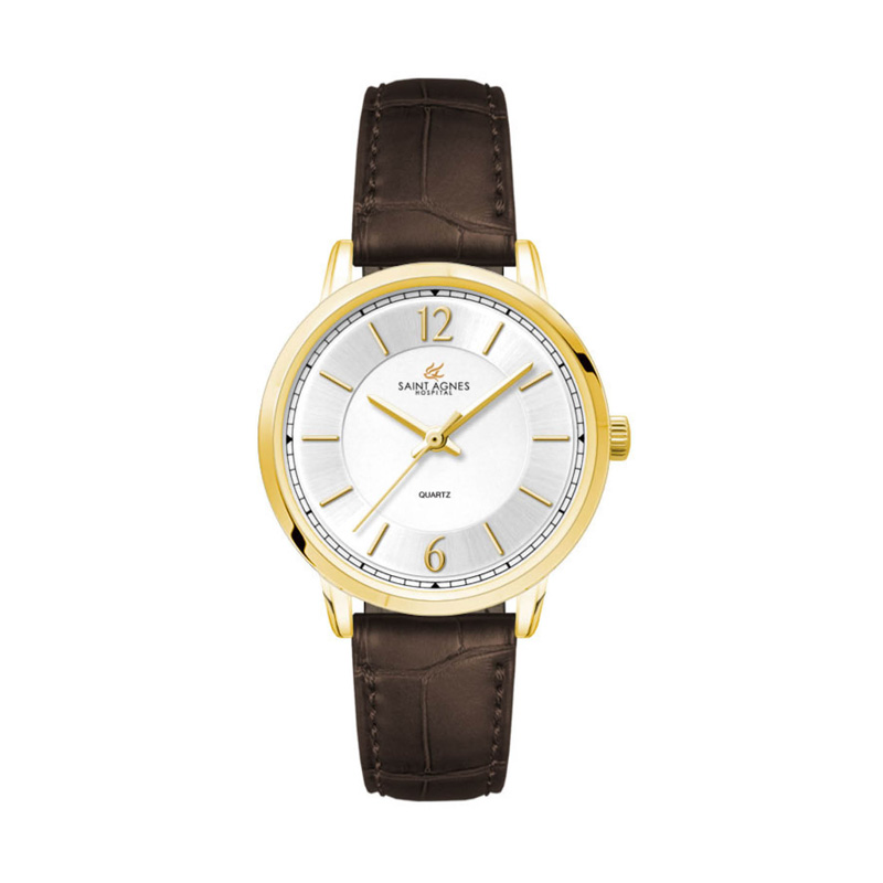 Picture of 30.5mm, Gold Metal Case, 3-Hand Mvt