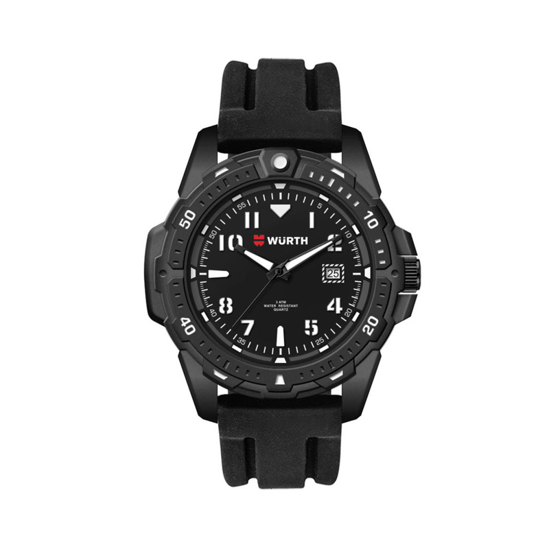 Picture of 45mm, Black Metal Case, 3-Hand Mvt, Dte