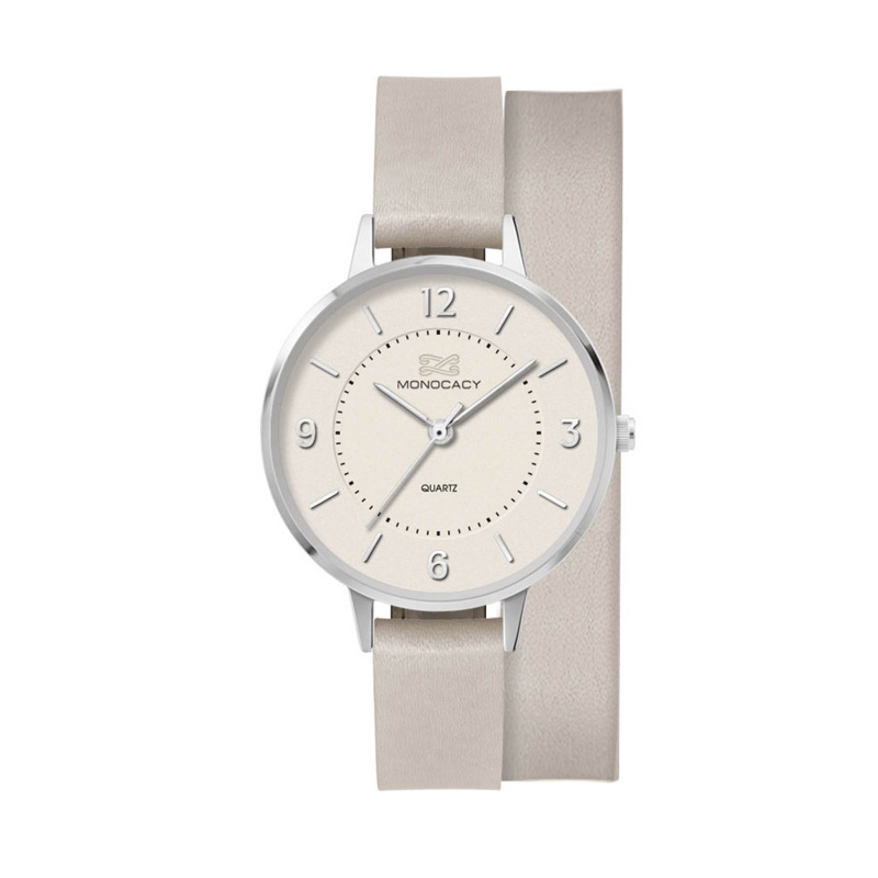 Picture of 34mm, Silver Metal Case, 3-Hand Mvt