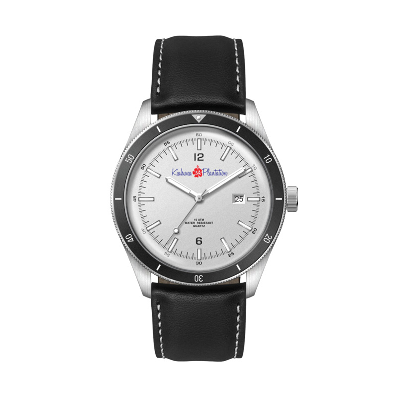 Picture of 41mm, Ss, Silver Case, Bk Bezel, 3-Hand Mvt, Dte