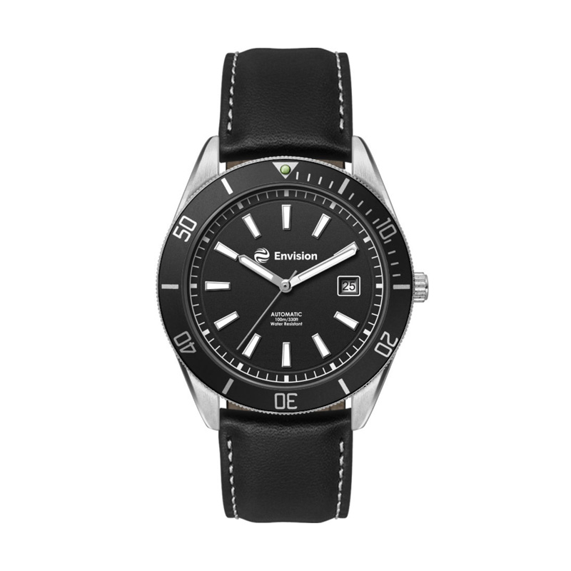 Picture of 42mm, Ss, Silver Case, Bk Bezel, Automatic Mvt, Dte