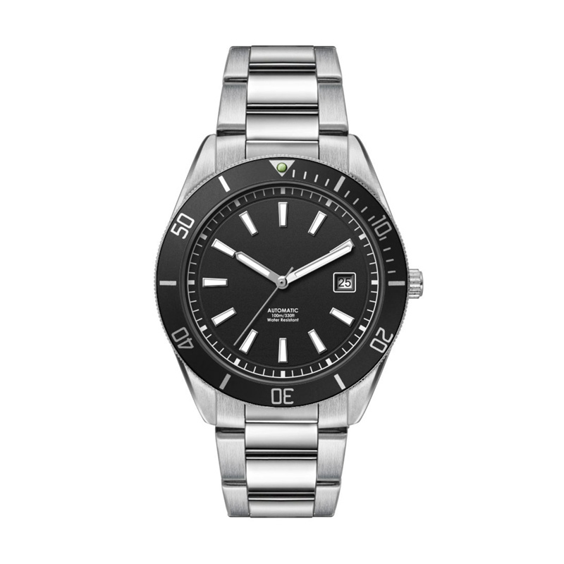 Picture of 42mm, Ss, Silver Case, Bk Bezel, Automatic Mvt, Dte