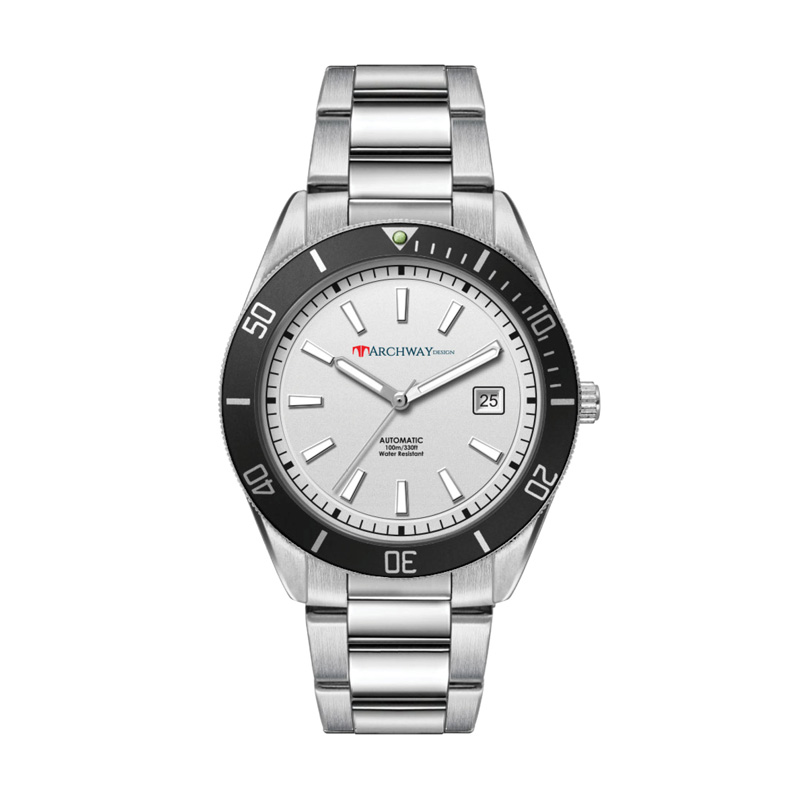 Picture of 42mm, Ss, Silver Case, Bk Bezel, Automatic Mvt, Dte