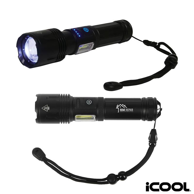 Picture of iCOOL Longmont Rechargeable 1000-Lumen Aluminum Tactical Flashlight