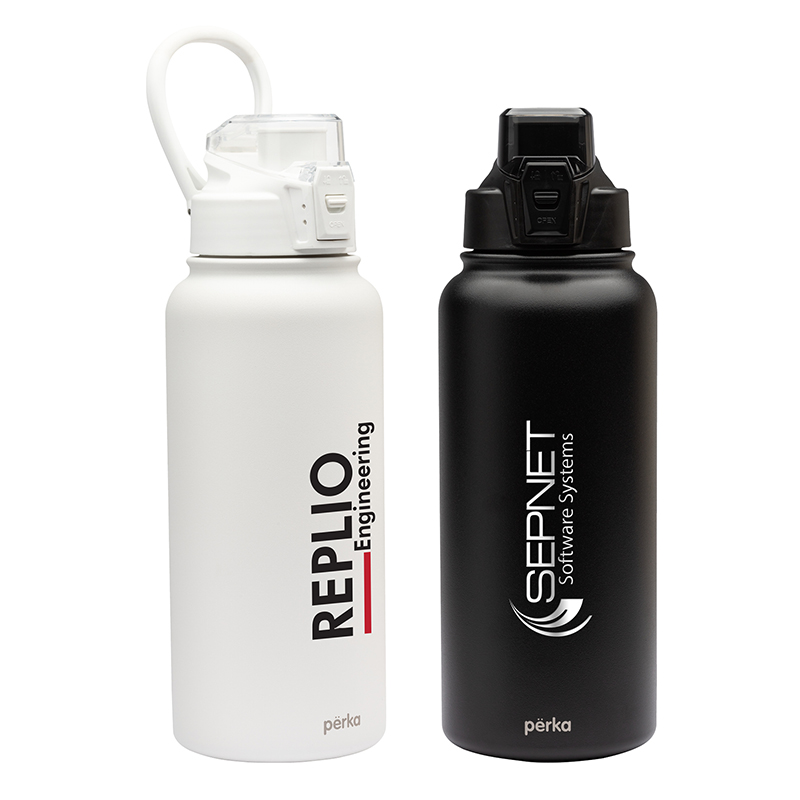Picture of Perka Rex 32 oz. Double Wall, Stainless Steel Water Bottle