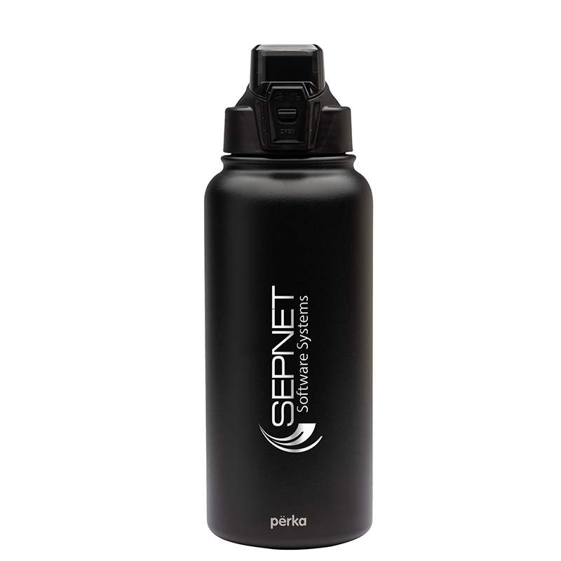 Picture of Perka Rex 32 oz. Double Wall, Stainless Steel Water Bottle