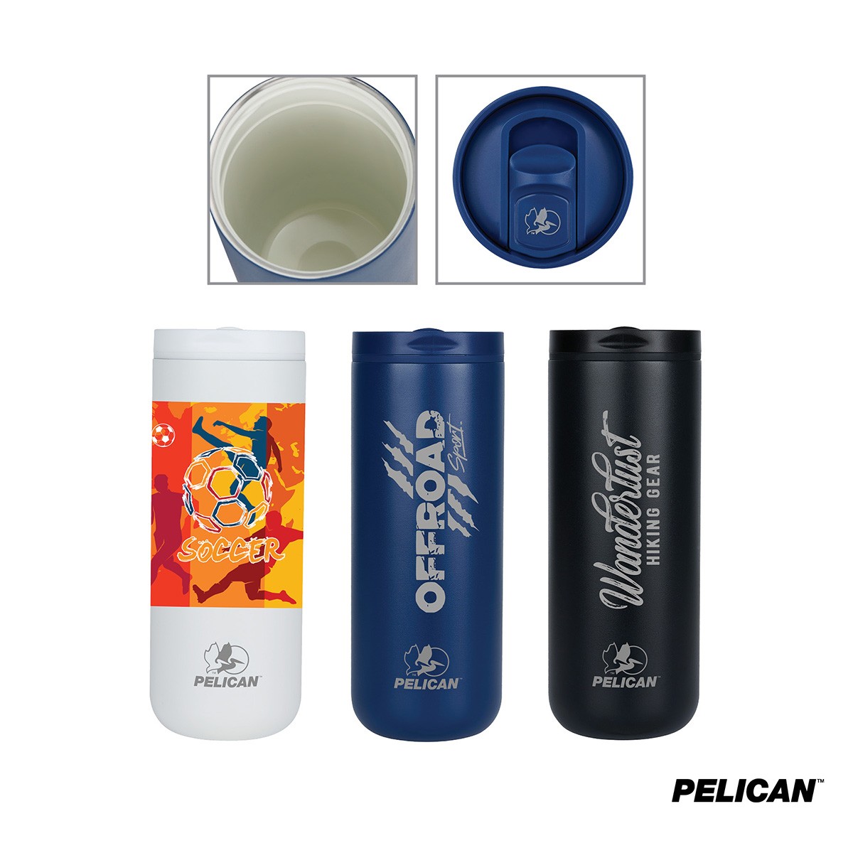 Picture of Pelican Dayventure 20 oz. Recycled Double Wall Stainless Steel Travel Tumbler
