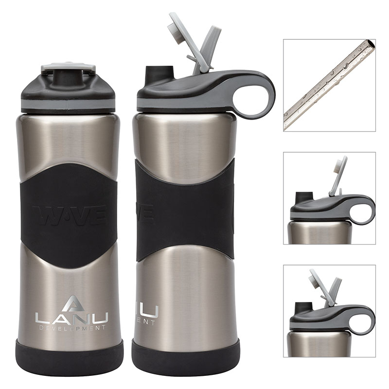 Picture of Wave Big Sur 34oz. Double Wall Stainless Steel Water Bottle w/ Copper Lining