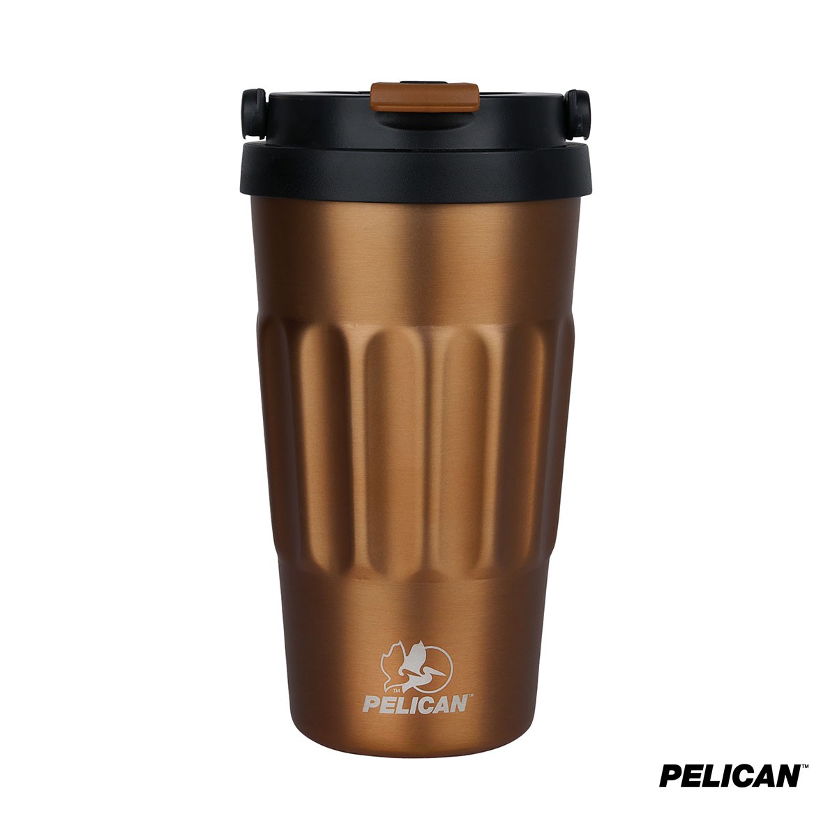 Picture of Pelican Dayventure 17 oz. Recycled Double Wall Stainless Steel Handle Lid Travel Tumbler