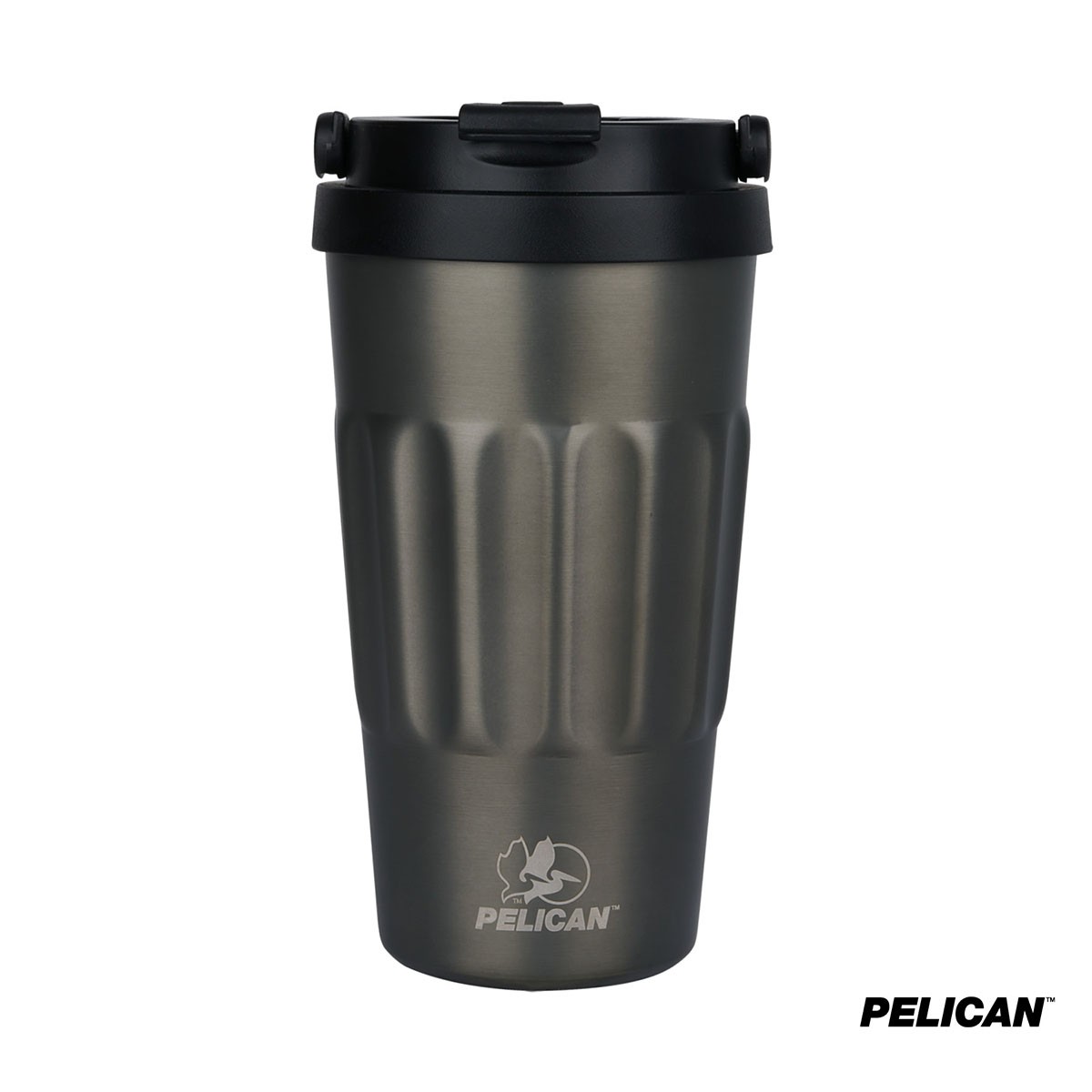 Picture of Pelican Dayventure 17 oz. Recycled Double Wall Stainless Steel Handle Lid Travel Tumbler