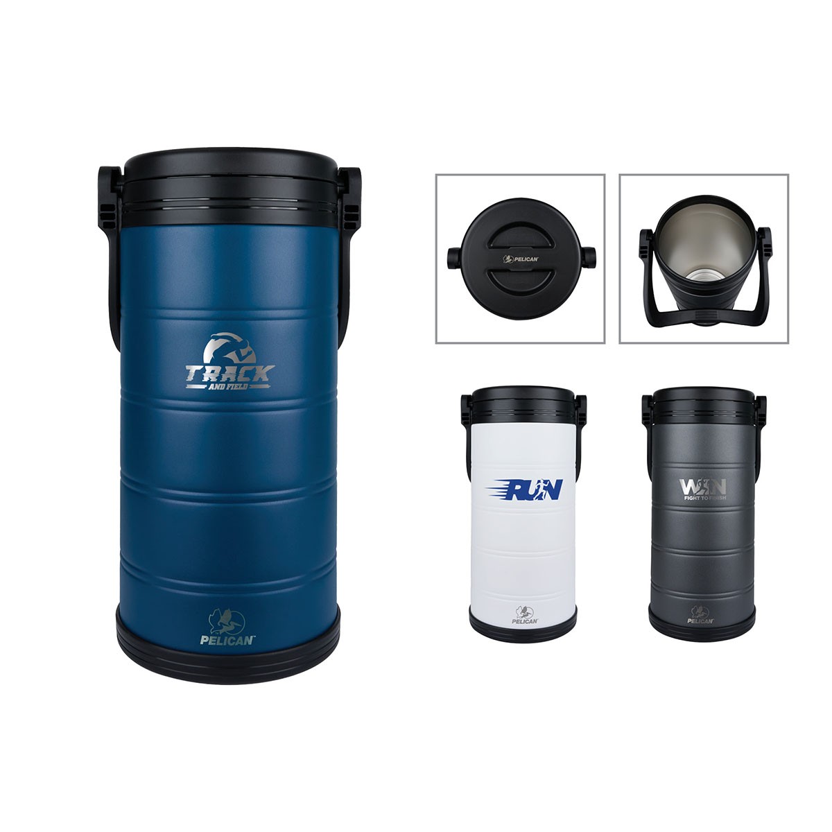 Picture of Pelican Dayventure 223 oz. / 1.74 Gallon Recycled Double Wall Stainless Steel Ice Cooler