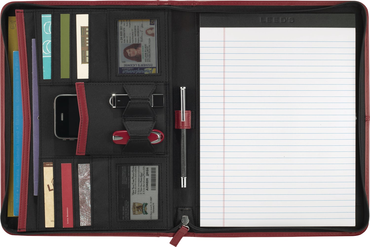Picture of Pedova™ Zippered UltraHyde Padfolio with FSC® Mix Paper
