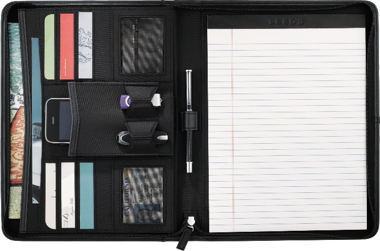 Picture of Pedova™ Zippered UltraHyde Padfolio with FSC® Mix Paper
