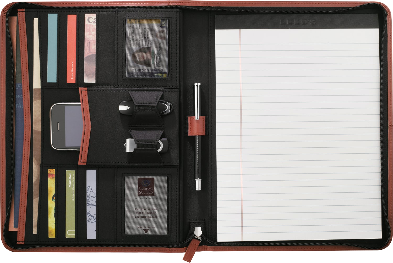 Picture of Pedova™ Zippered UltraHyde Padfolio with FSC® Mix Paper