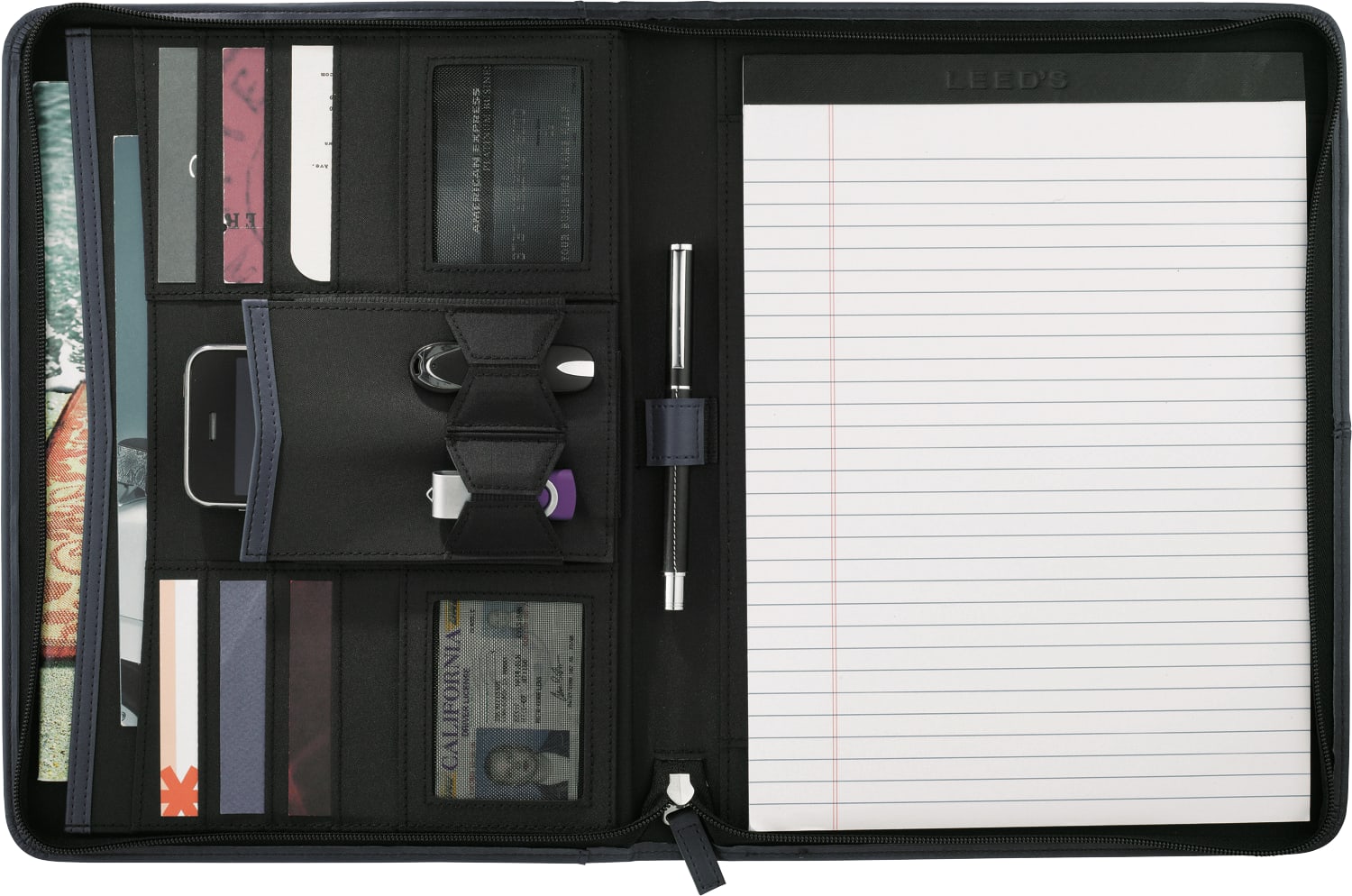 Picture of Pedova™ Zippered UltraHyde Padfolio with FSC® Mix Paper