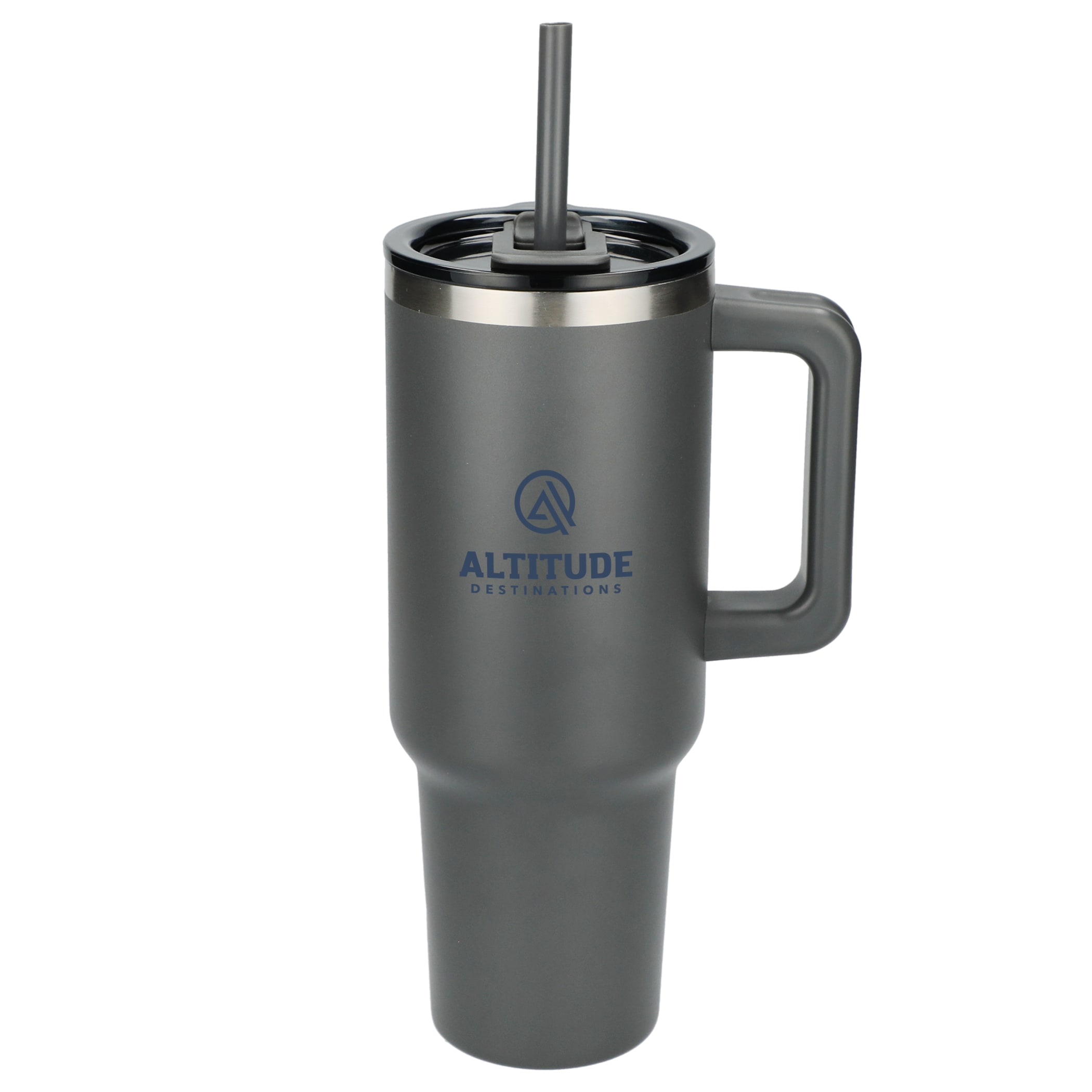 Picture of Pinnacle 40 oz Vacuum Insulated Eco-Friendly Travel Tumbler With Straw
