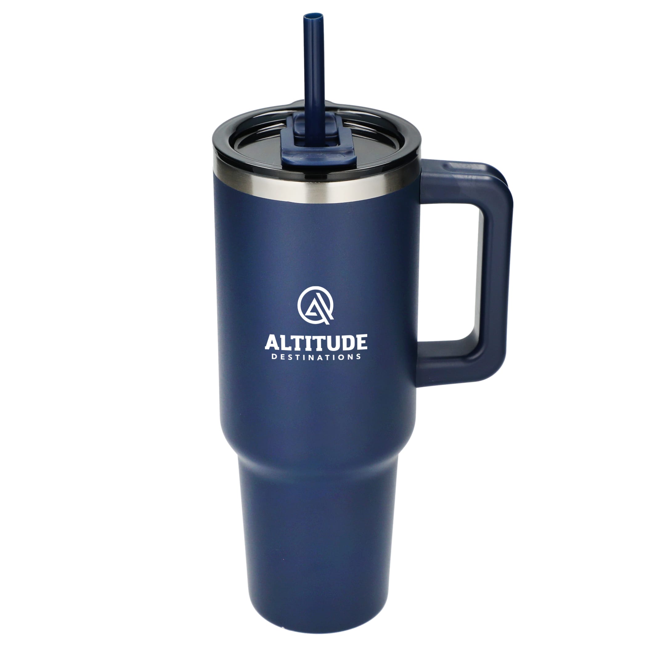 Picture of Pinnacle 40 oz Vacuum Insulated Eco-Friendly Travel Tumbler With Straw