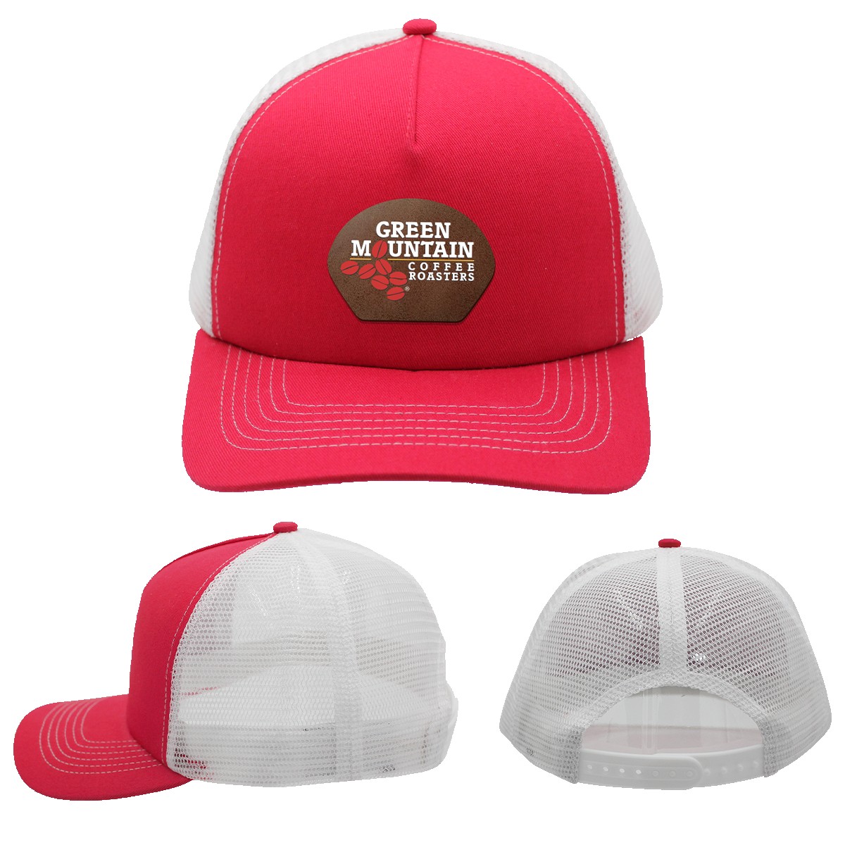 Picture of Mesh Hype Trucker, Leather Patch - Full Color Digital