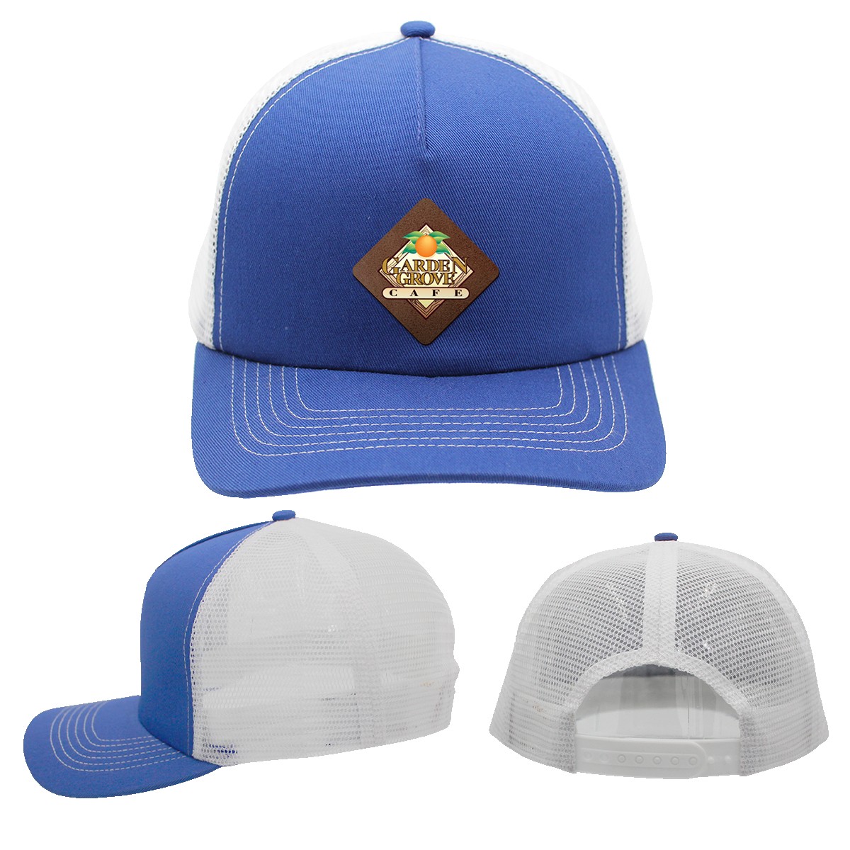 Picture of Mesh Hype Trucker, Leather Patch - Full Color Digital