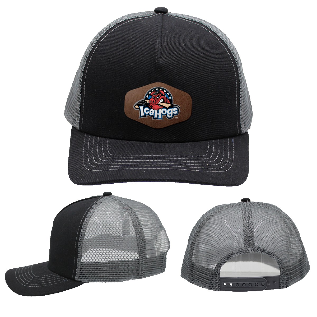 Picture of Mesh Hype Trucker, Leather Patch - Full Color Digital