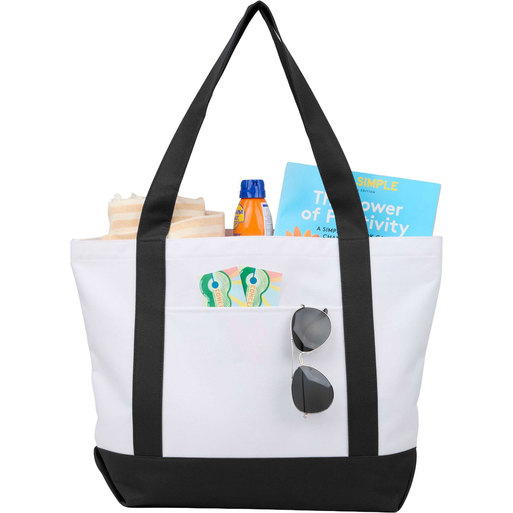 Picture of Oversized RPET Canvas Tote Bag