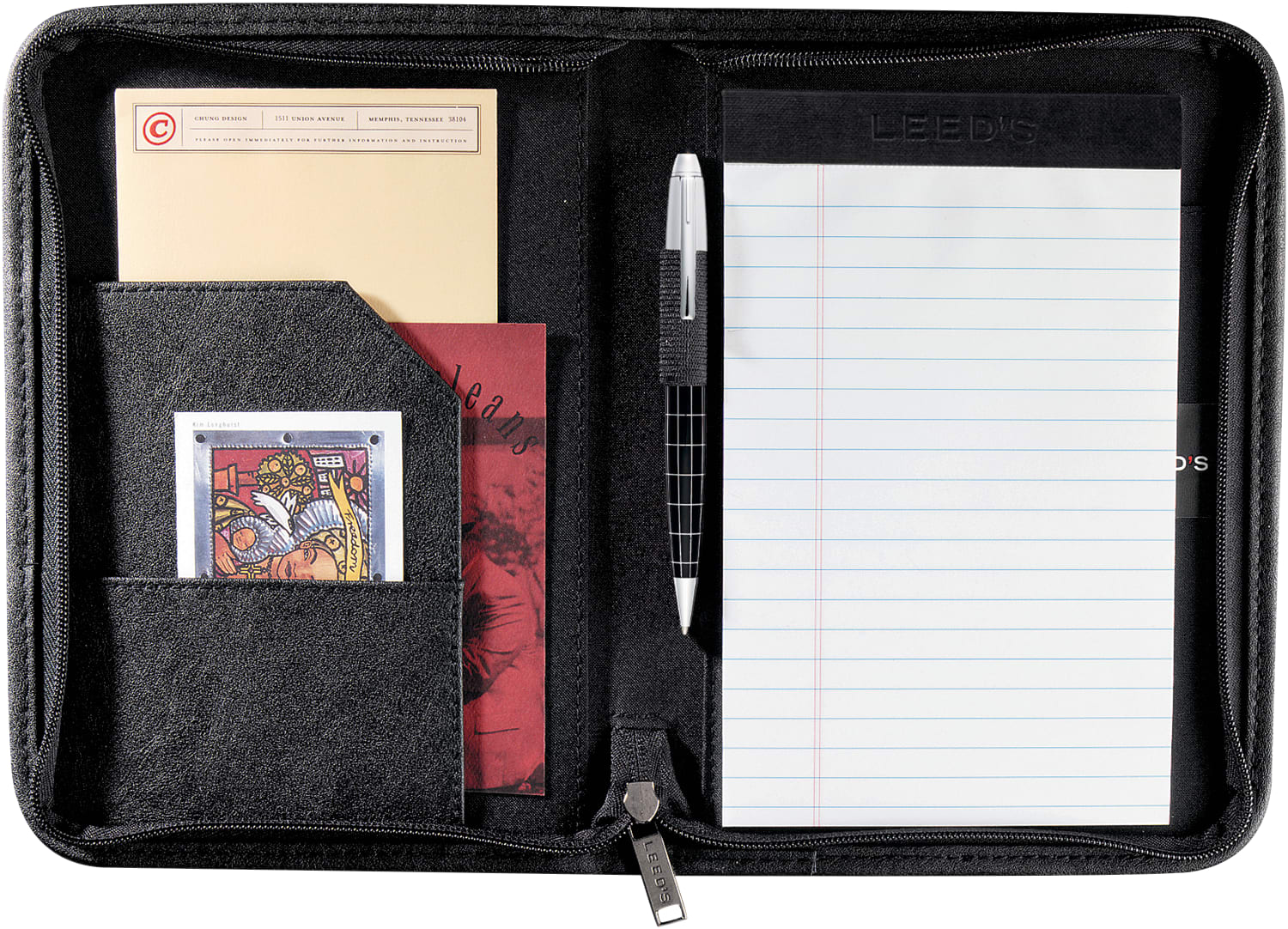 Picture of DuraHyde Jr. Zippered Padfolio with FSC® Mix Paper