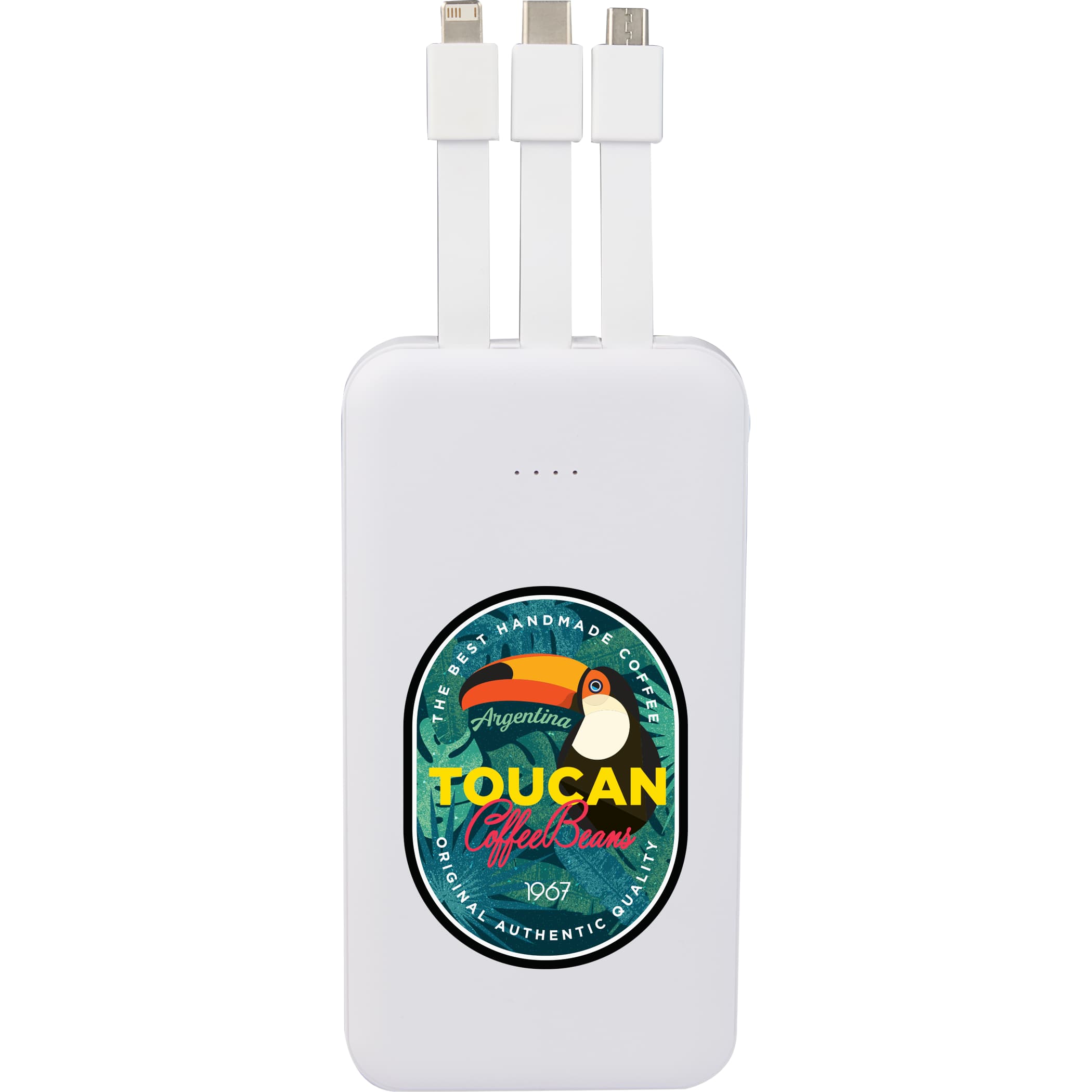 Picture of UL Listed 5,000 mAh Power Bank with Multi-Cables