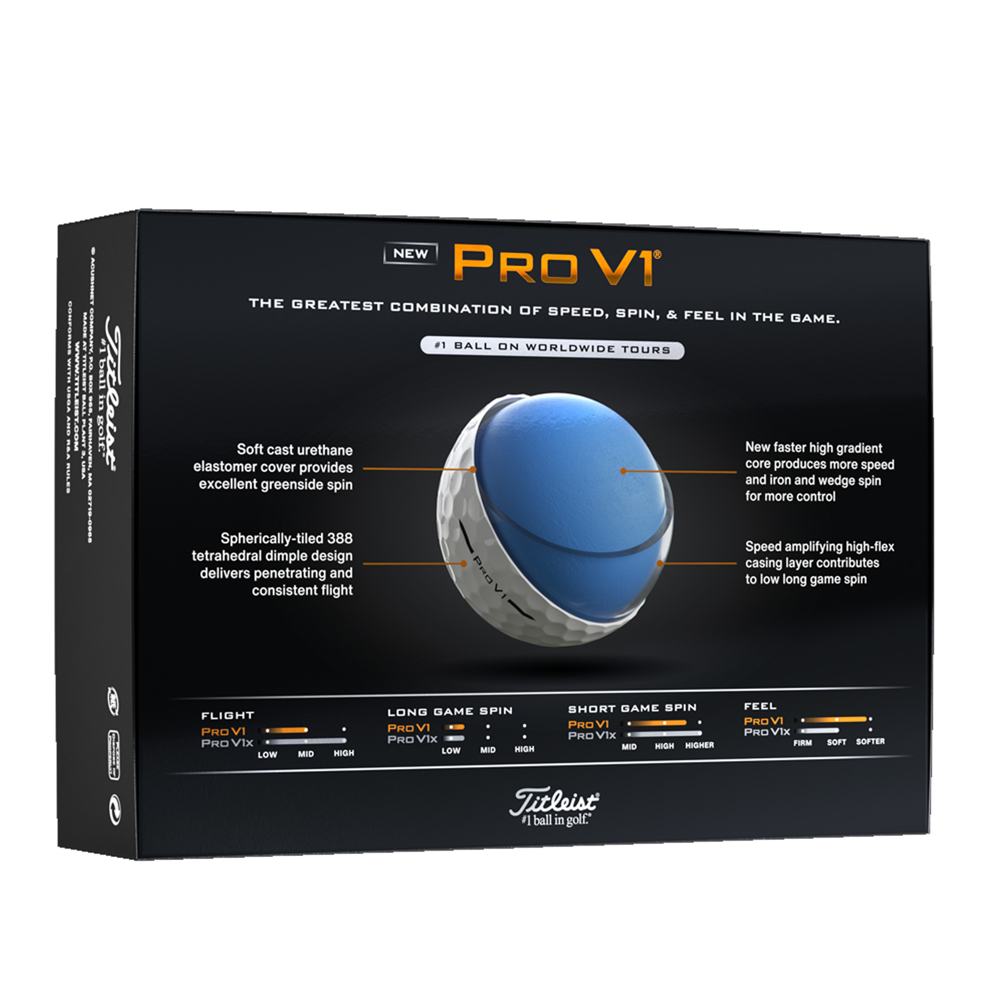 Picture of Titleist Pro V1® Golf Balls - 12 Pack