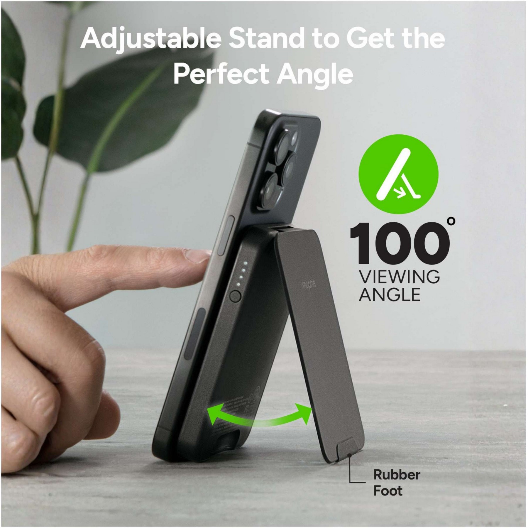Picture of mophie® Snap+5000 mAh Wireless Power Bank w/ Stand