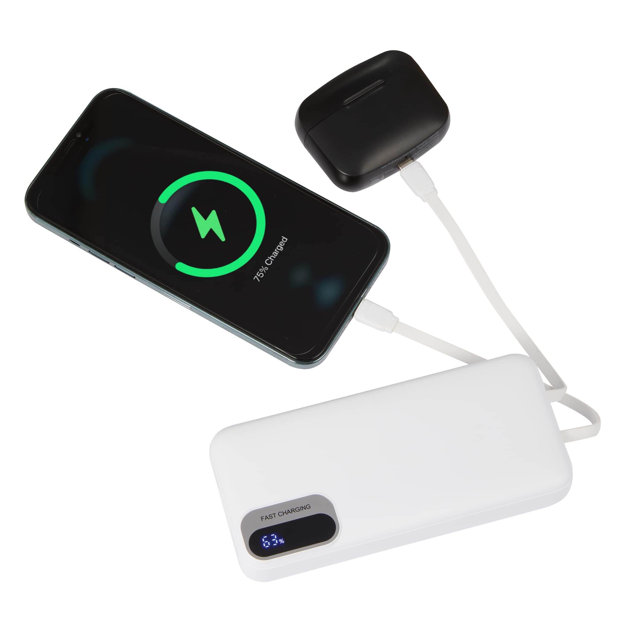 Picture of Laptop Power 20,000 mAh PD Power Bank with Integrated Cables