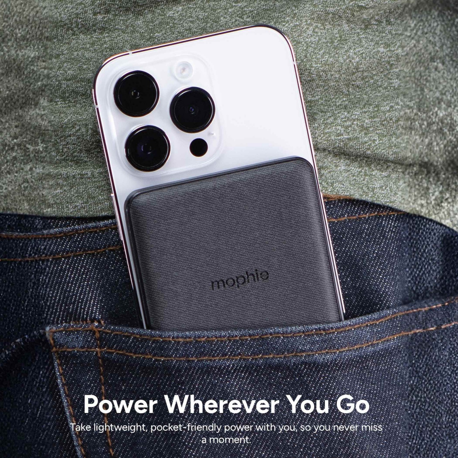 Picture of mophie® Snap+ Mini 5000 mAh Wireless Power Bank