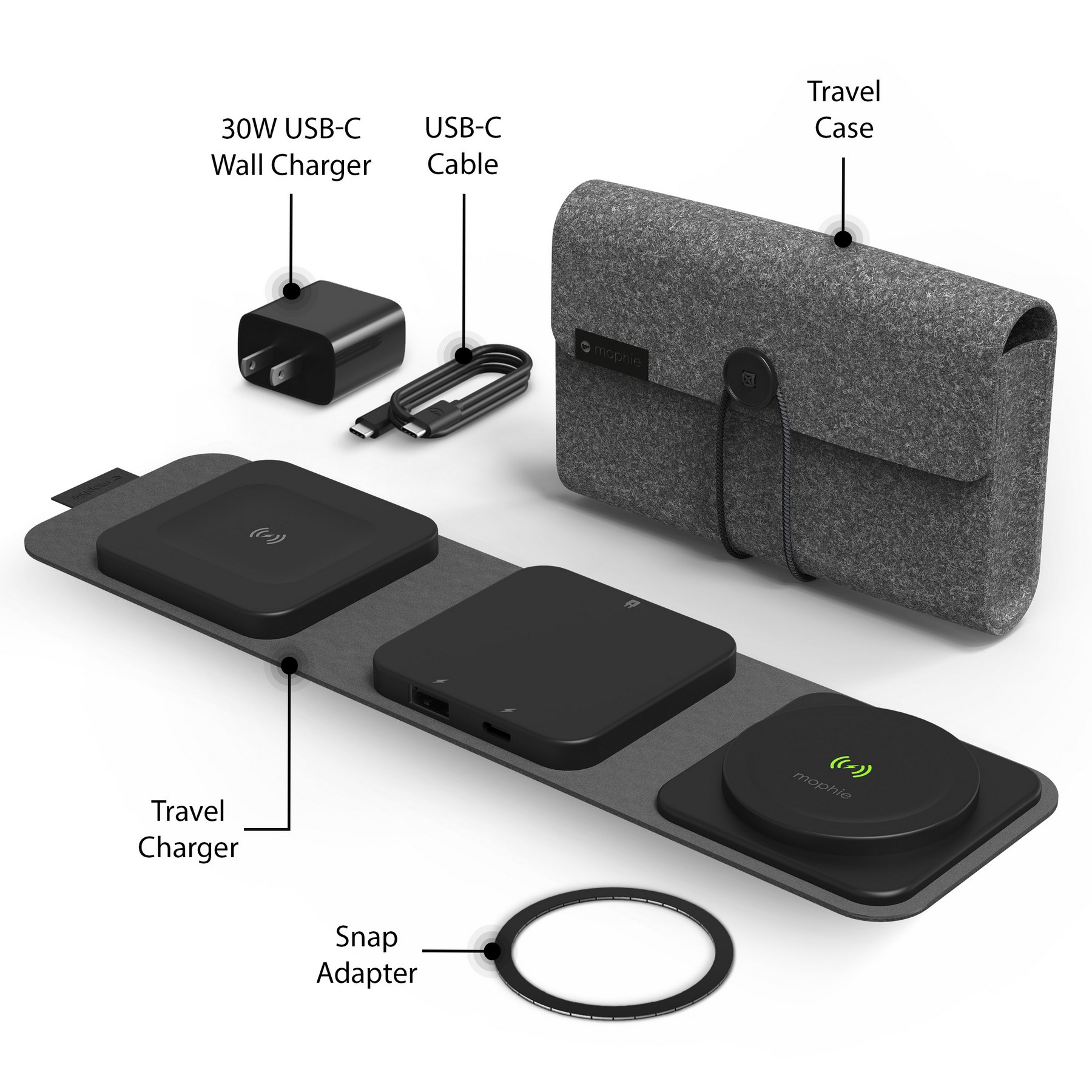 Picture of mophie® Snap + Multi-device Travel Charger