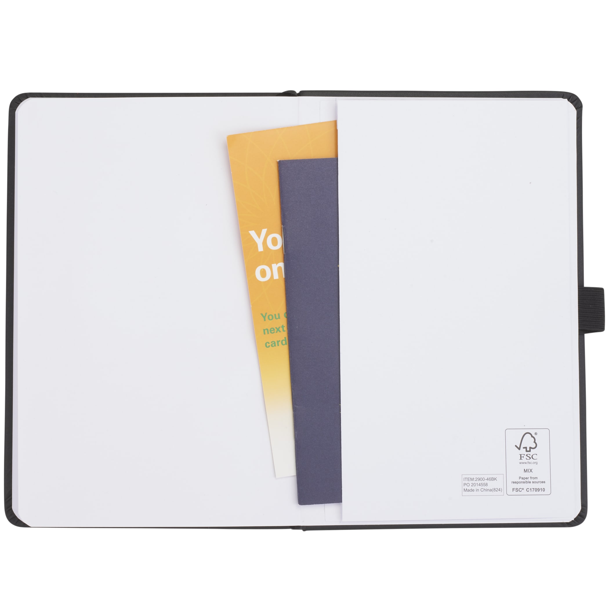 Picture of 5.5'' x 8.5'' FSC® Mix Pineapple Leather Journal
