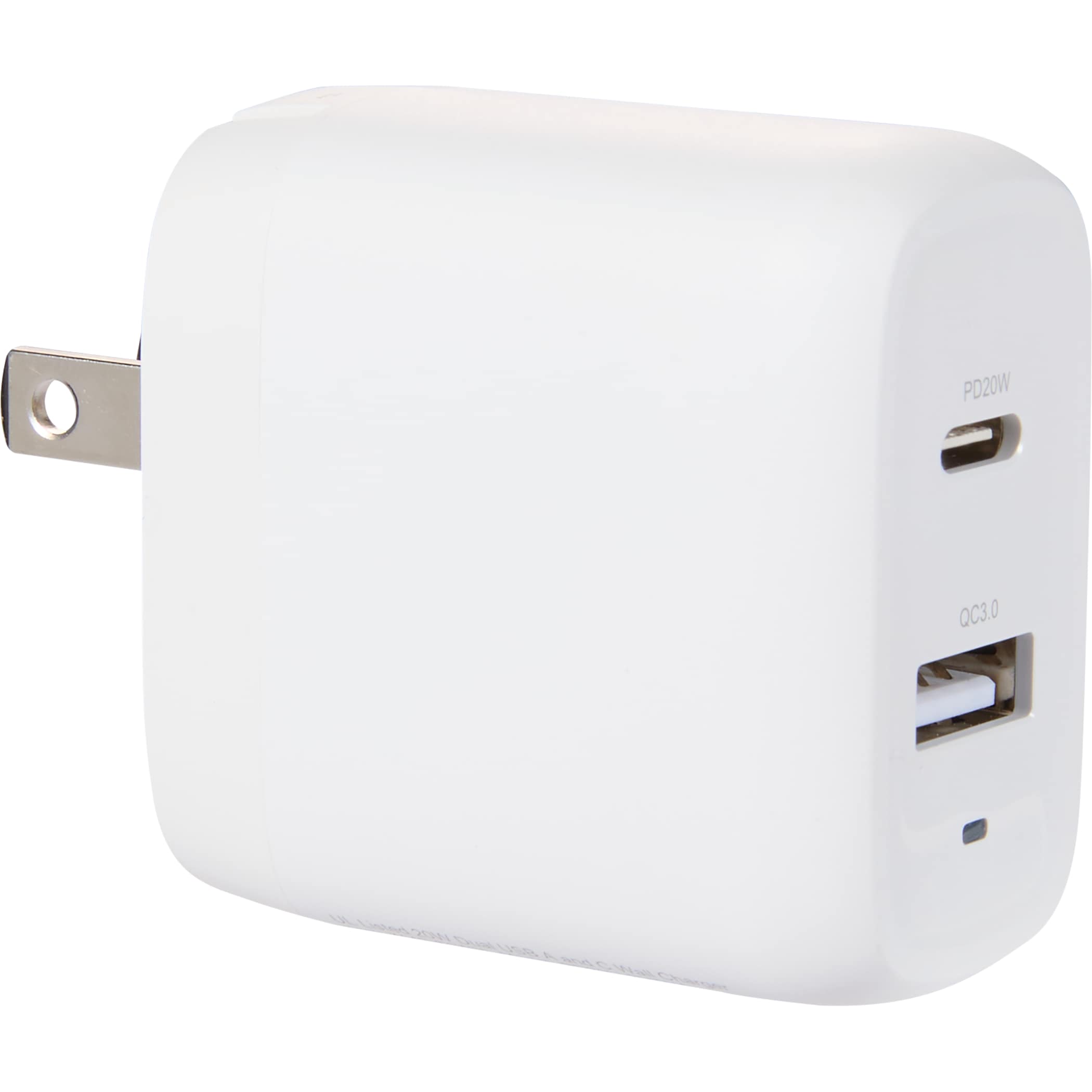 Picture of UL Listed 20W Dual USB A and C Wall Charger