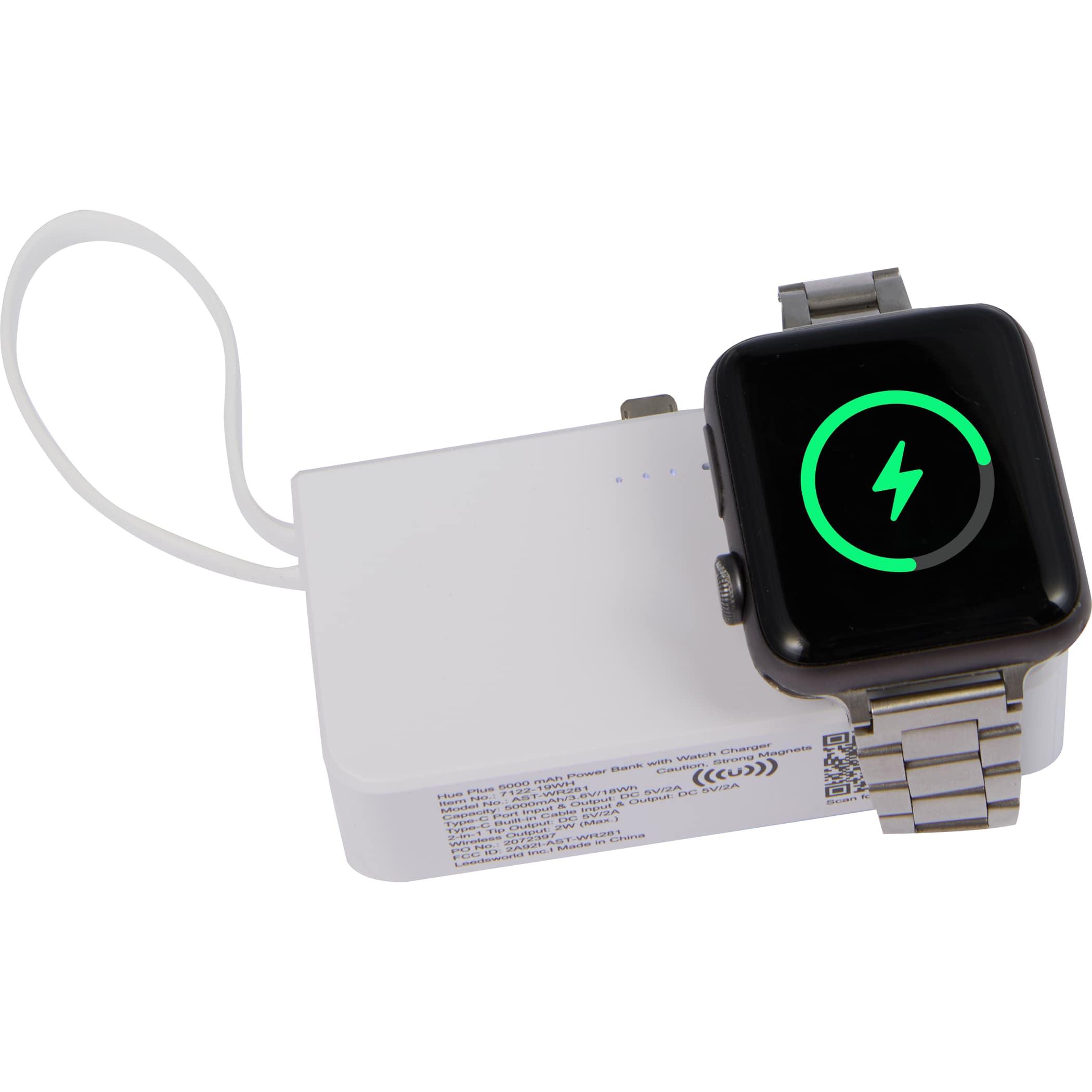 Picture of Hue Plus 5000 mAh Power Bank with Watch Charger