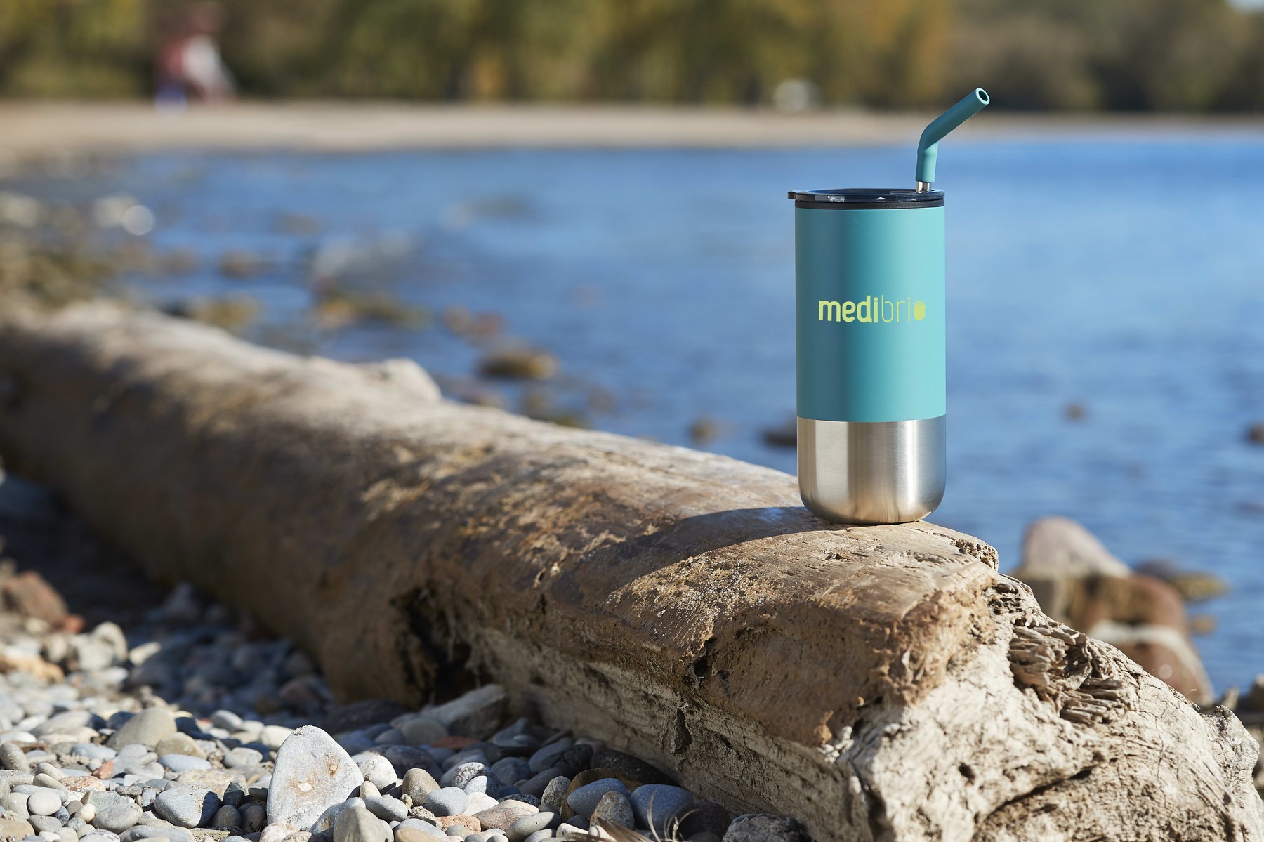 Picture of Lagom Insulated 16oz Stainless Steel Tumbler with Straw