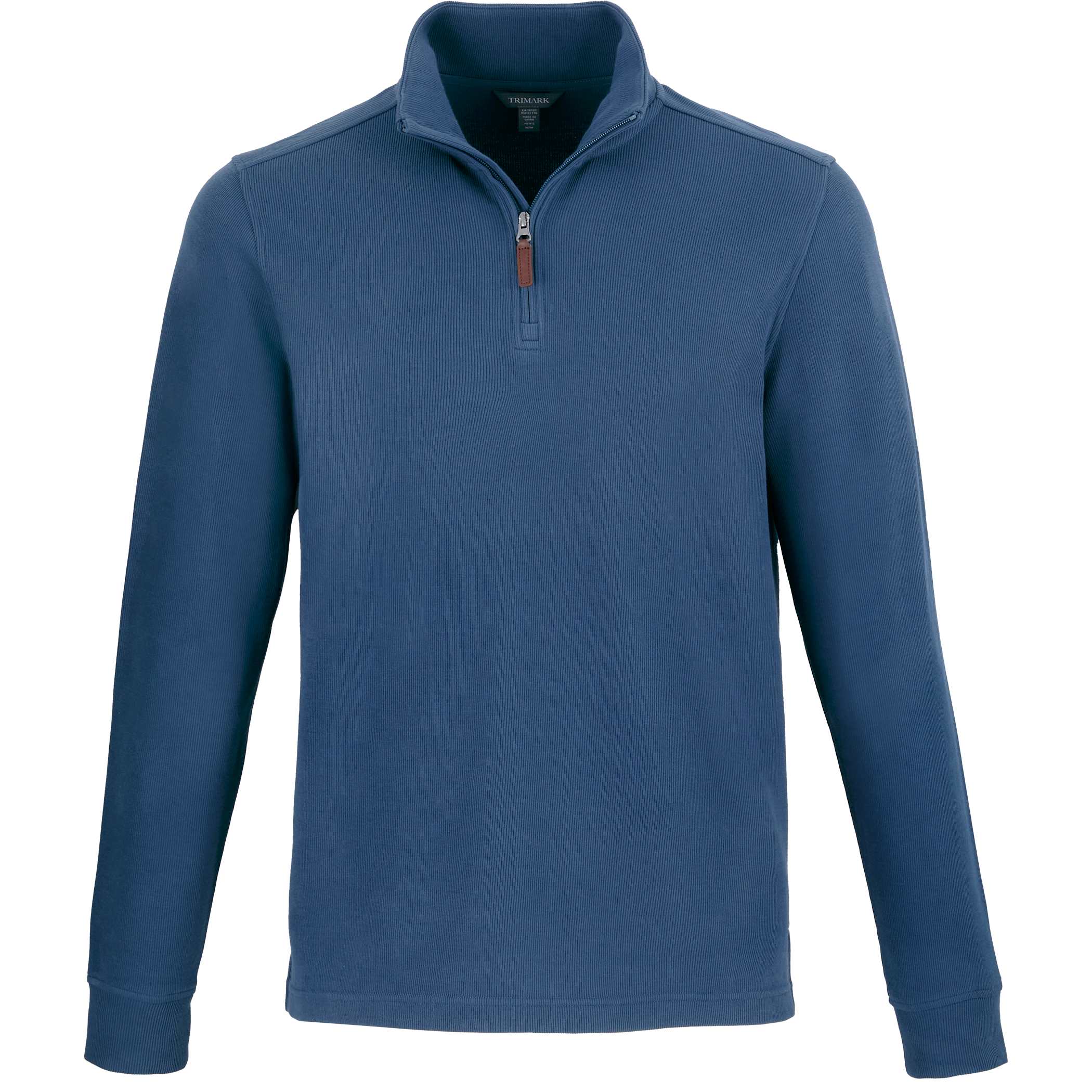 Picture of Men's HUDSON Eco Knit Quarter Zip Ribbed Sweater