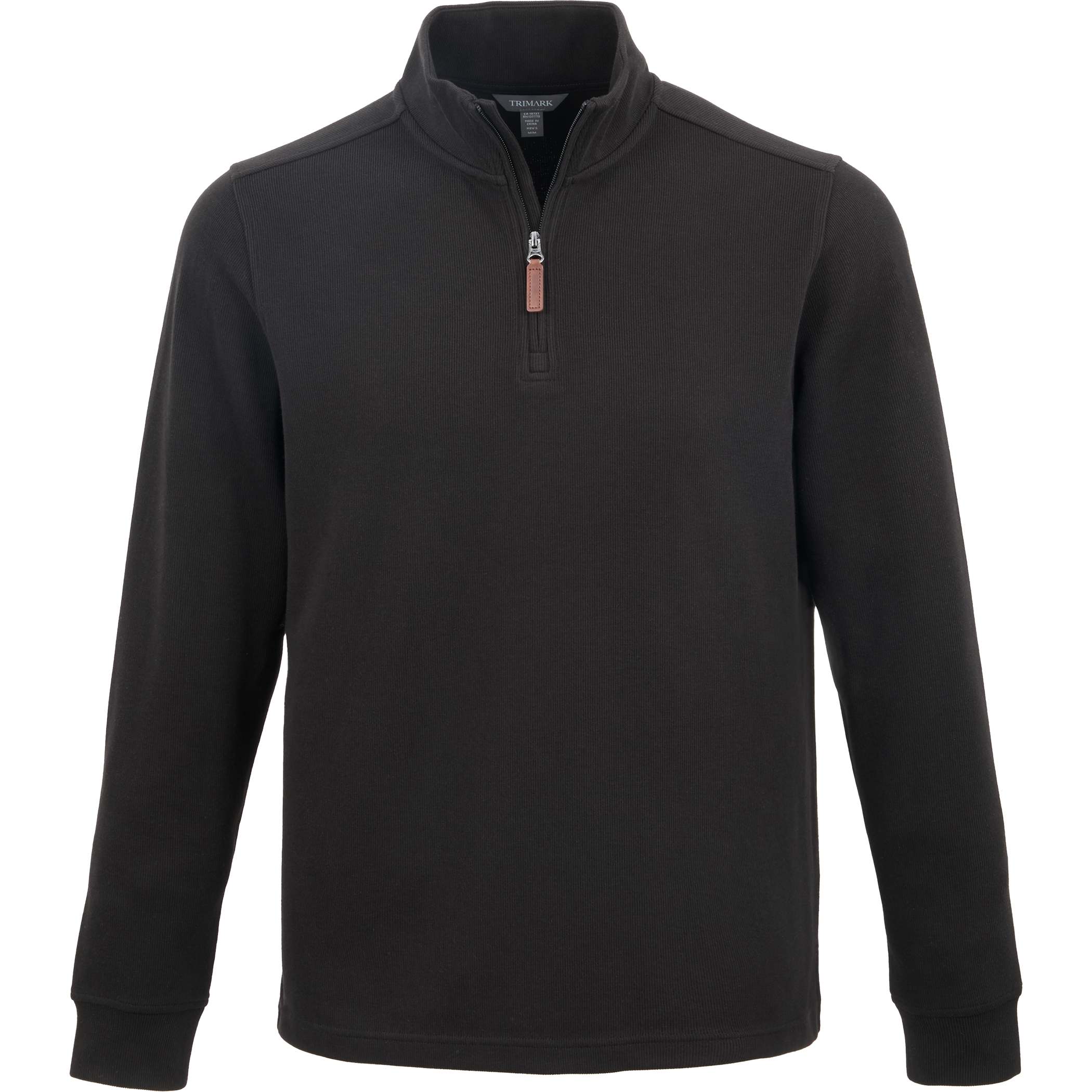 Picture of Men's HUDSON Eco Knit Quarter Zip Ribbed Sweater