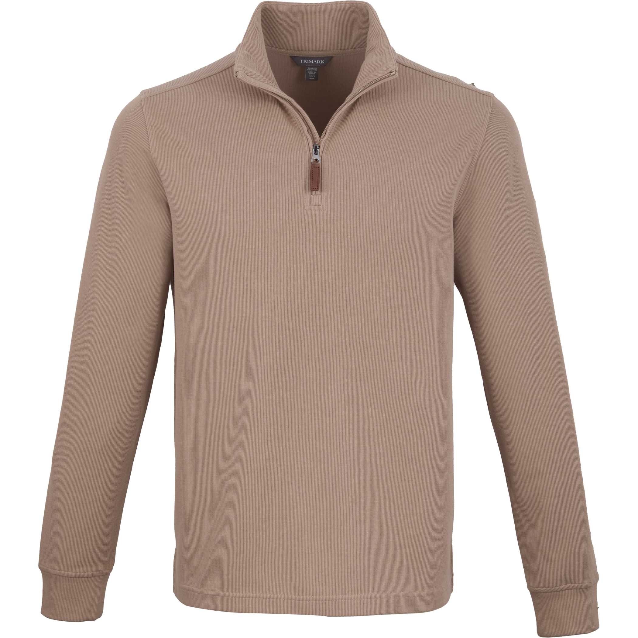 Picture of Men's HUDSON Eco Knit Quarter Zip Ribbed Sweater