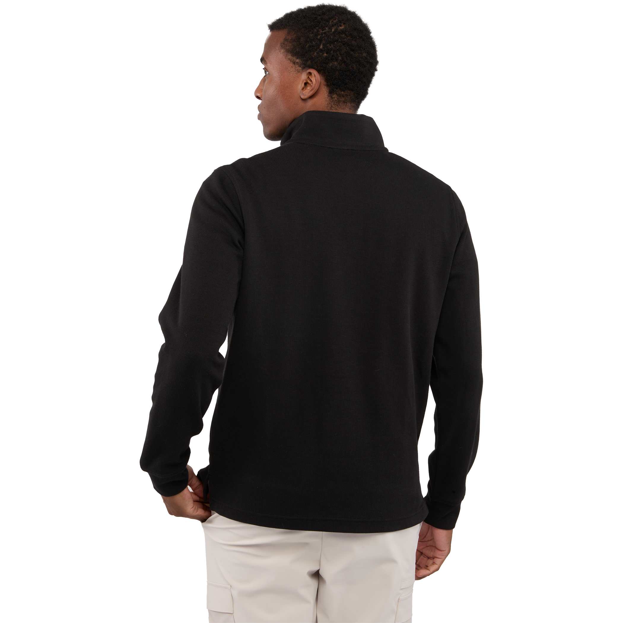 Picture of Men's HUDSON Eco Knit Quarter Zip Ribbed Sweater