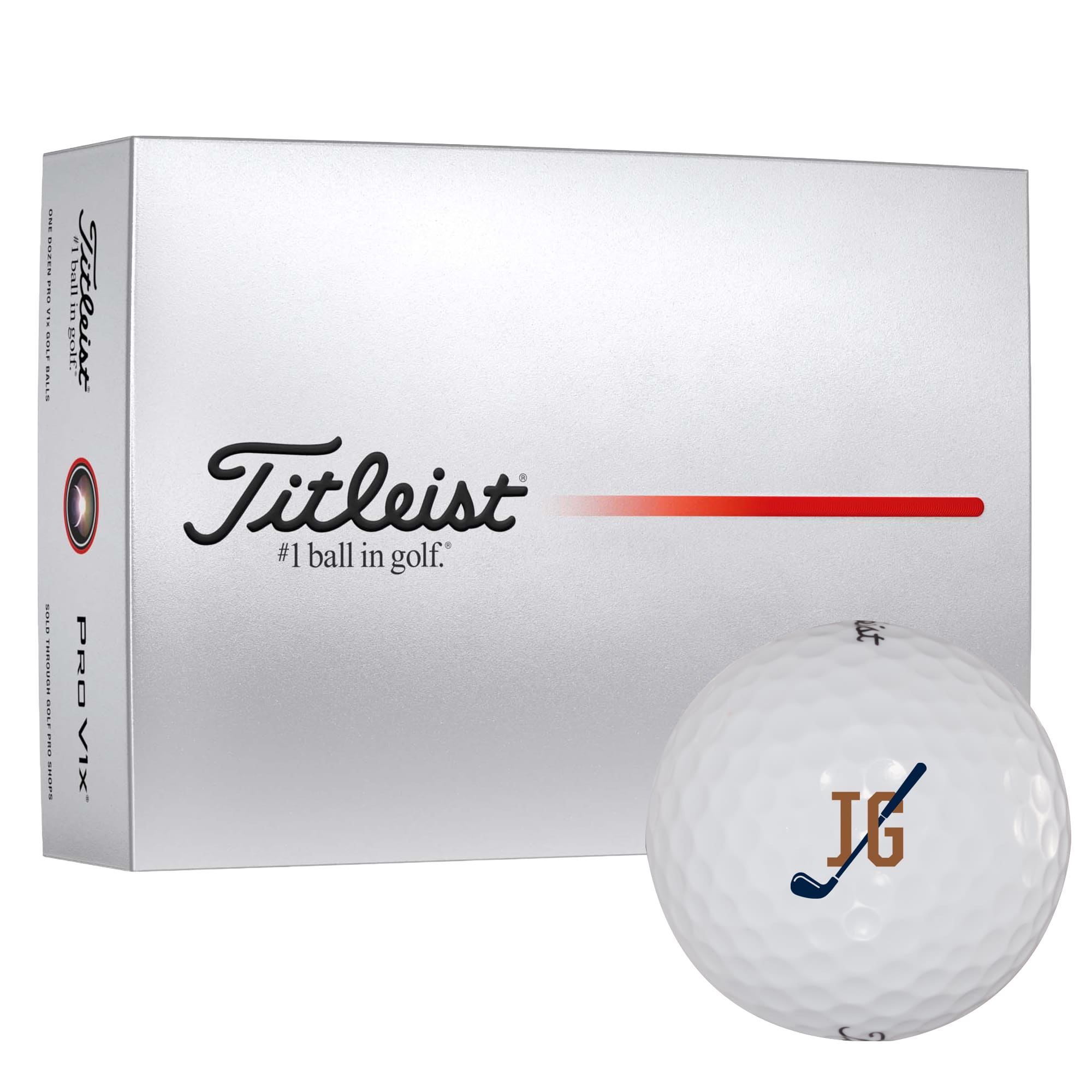 Picture of Titleist Pro V1x® Golf Balls - 12 Pack