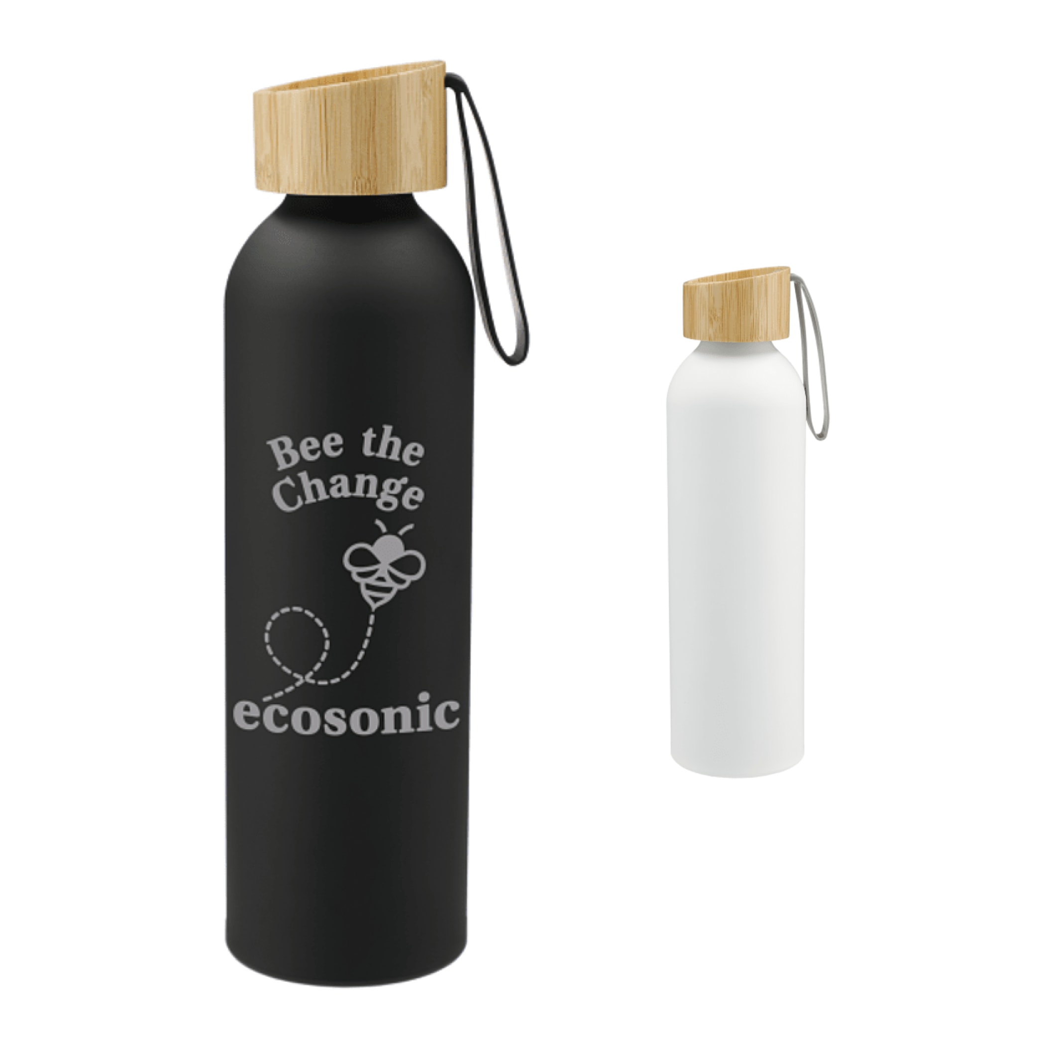 Picture of Ryze Aluminum Sports Water Bottle 22 oz with FSC® Bamboo Lid