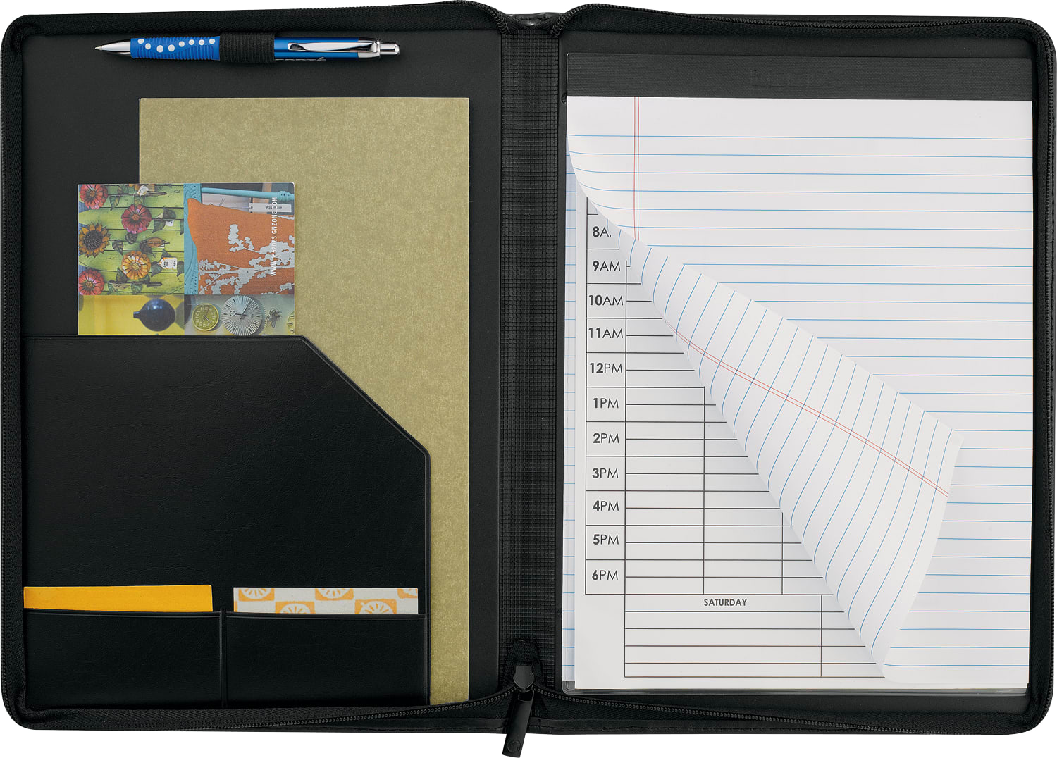 Picture of Windsor Impressions Zippered Padfolio with FSC® Mix Paper