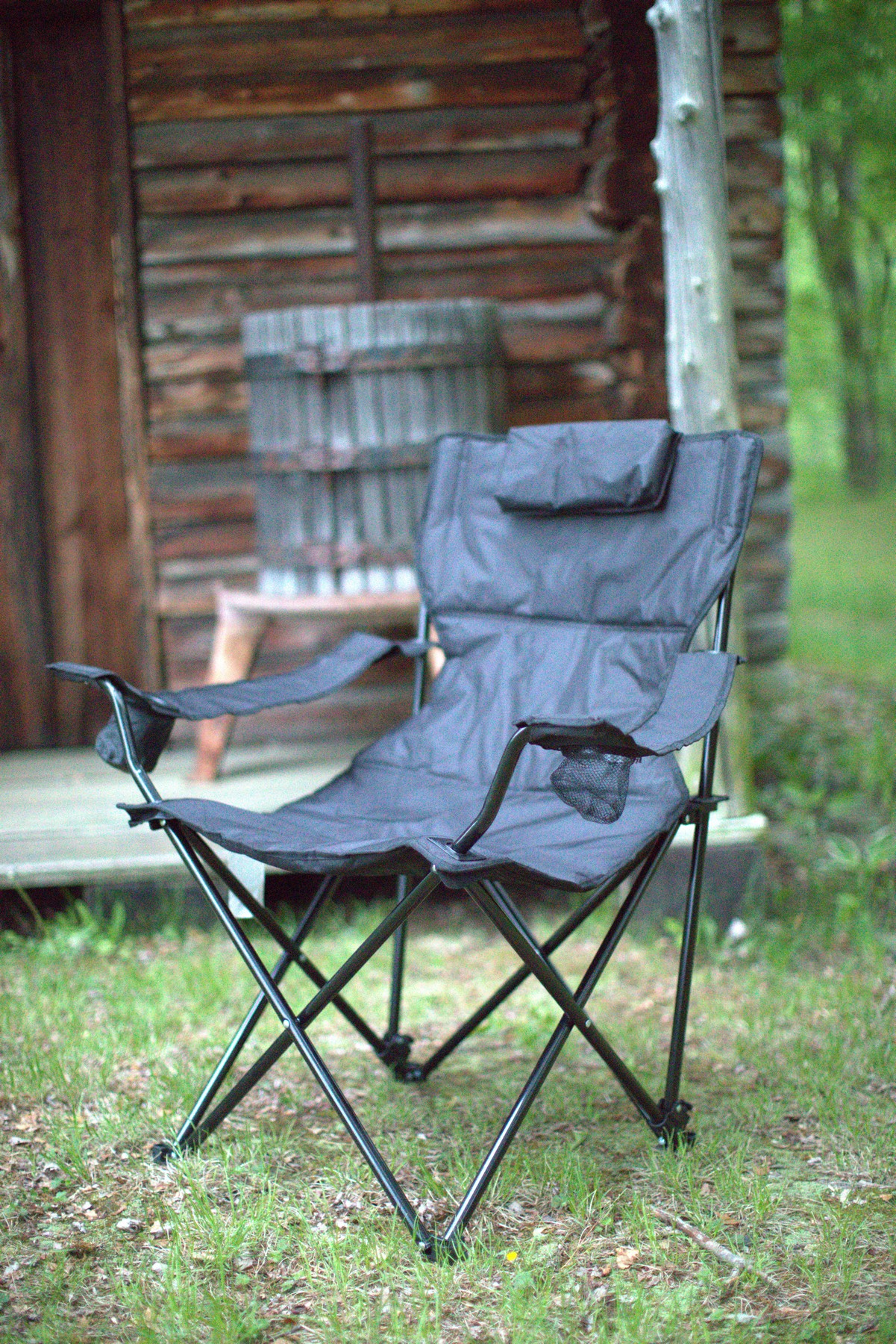 Picture of Premium Padded Foldable Outdoor Reclining Camping Chair (400lb Capacity)