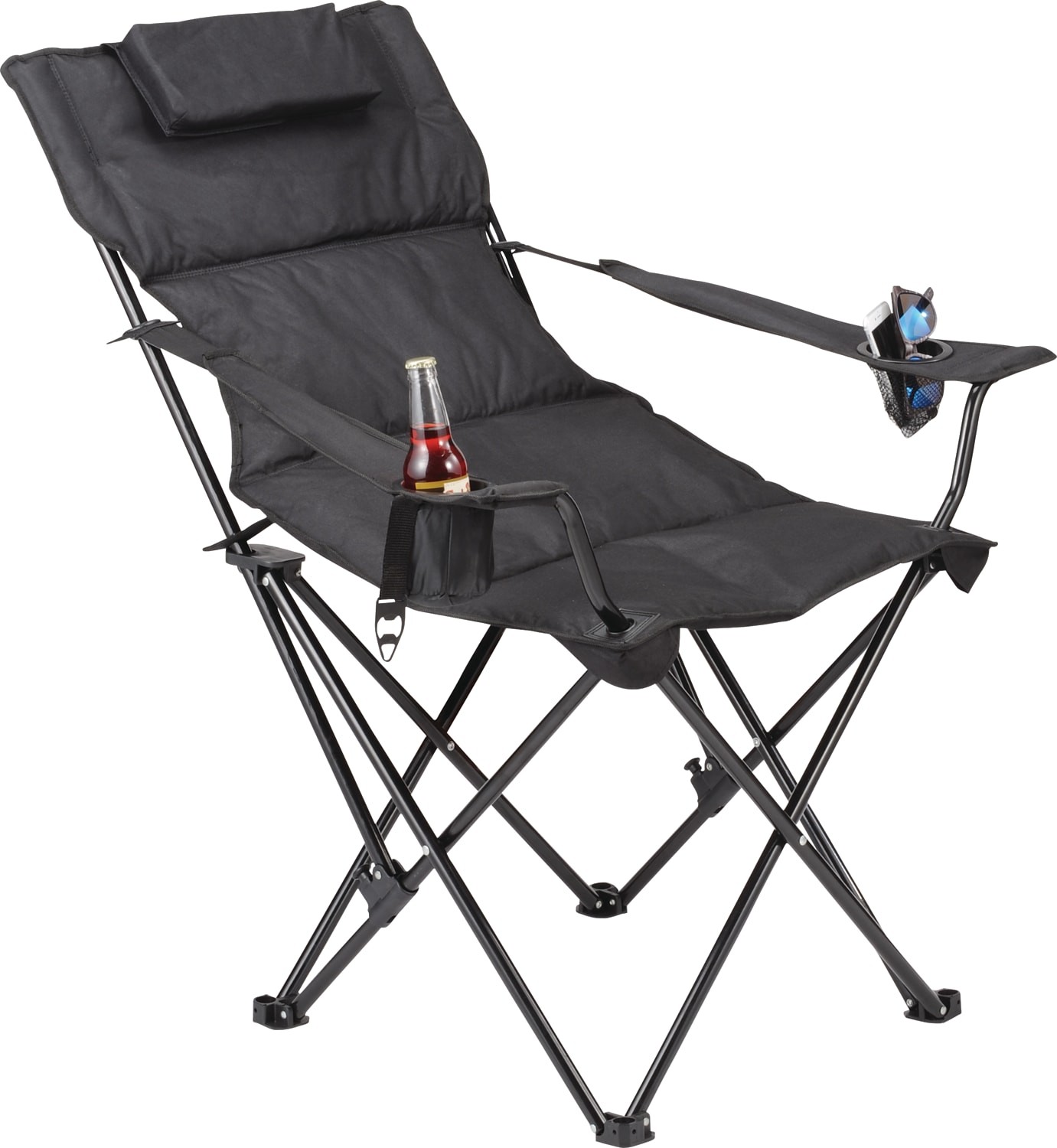 Picture of Premium Padded Foldable Outdoor Reclining Camping Chair (400lb Capacity)