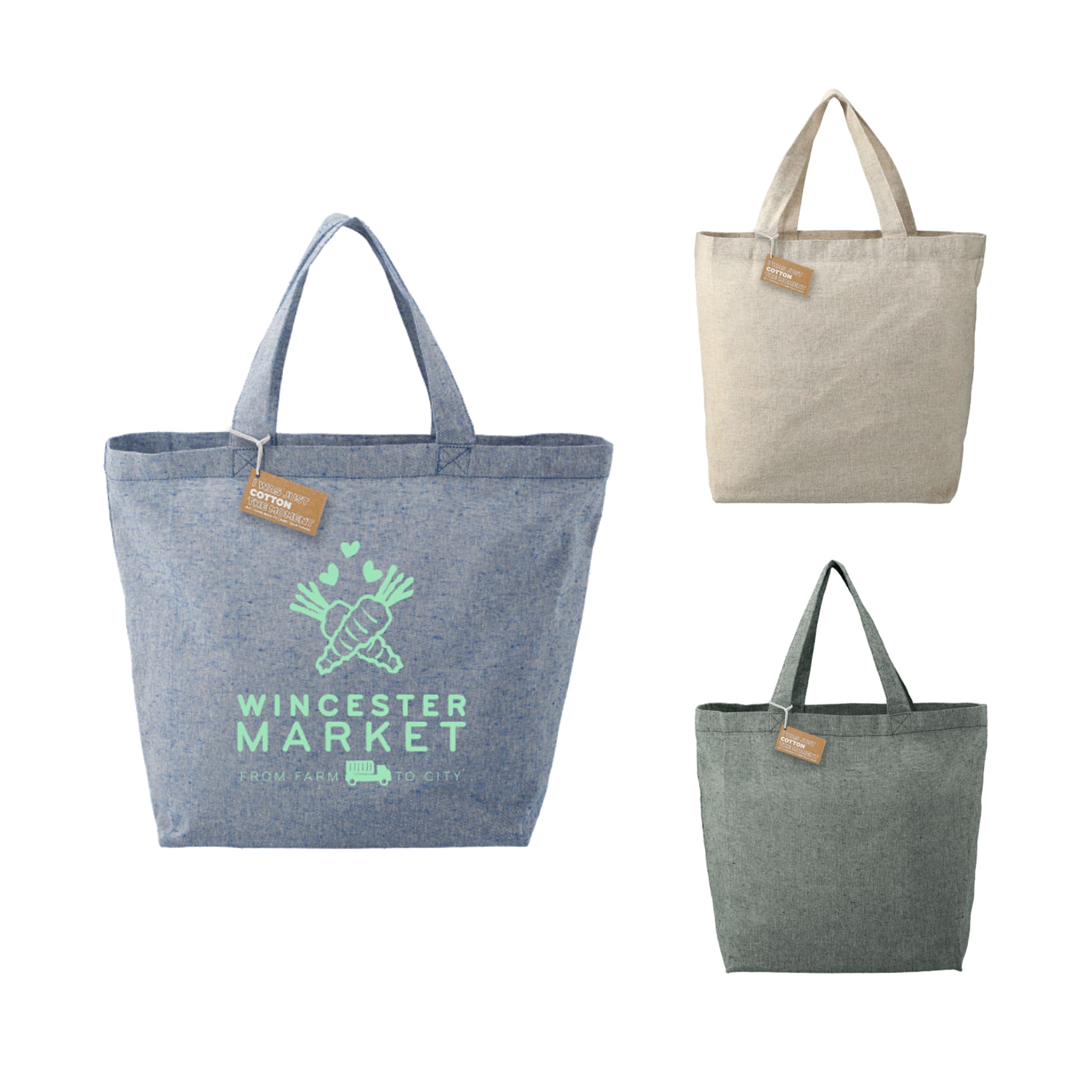 Picture of Recycled 5oz Cotton Twill Grocery Tote